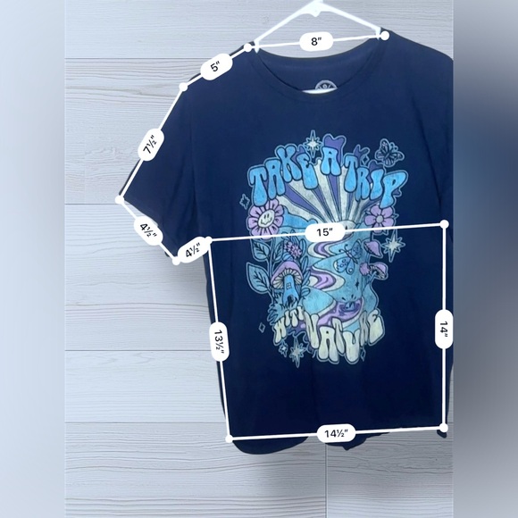 D.O.M Men’s Groovy Preppy Short Sleeve Graphic Tee - Picture 6 of 8